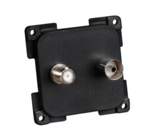 C-LINE TV & SATELLITE SOCKET BLACK