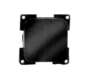 C Line System Double Switch BLACK