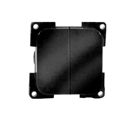 C Line System Double Switch BLACK