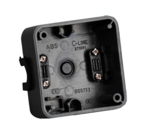 C-Line Square Back Box BLACK