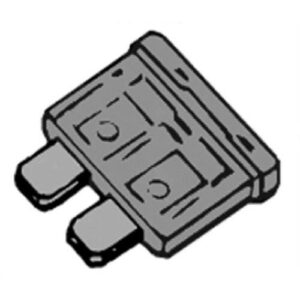 2 Amp Blade Fuse GREY - 5 Per Pack