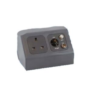C-Line 2 Way Angled Socket GREY