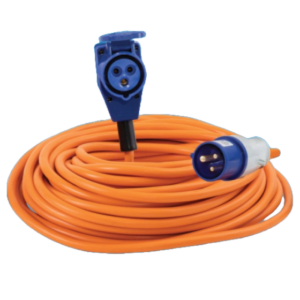 Mains Lead 25 metres with 90 Deg Connector