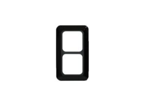 CT Range 2 Way Face Plate. GLOSS BLACK