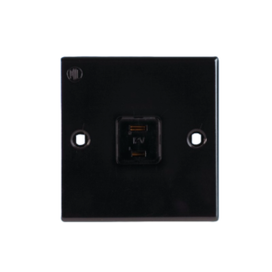 Black 12 Volt Socket