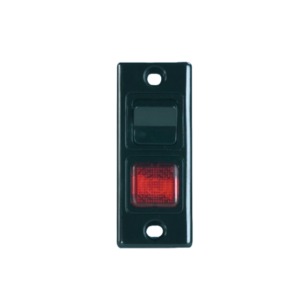 Black Architrave Switch and Neon