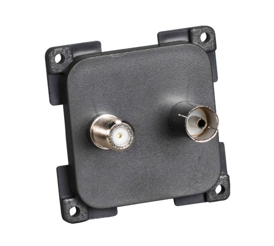 C-LINE TV & SATELLITE SOCKET GREY