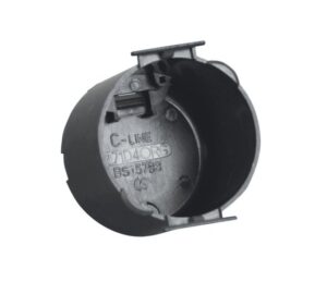 C-Line Black Circular Back Box