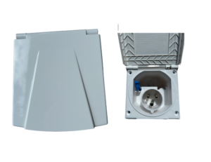 WHITE Flush Fitting Mains Inlet - New Flap