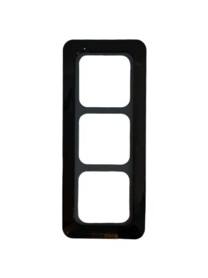 CT Range 3 Way Face Plate. GLOSS BLACK