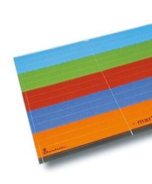 Coloured labels for poles