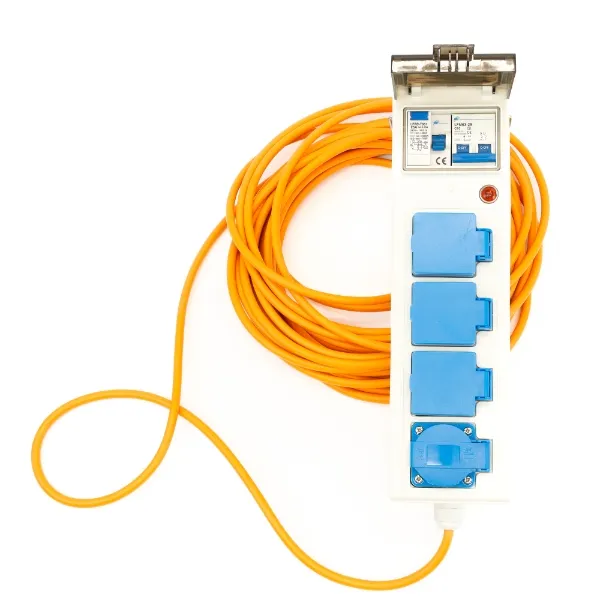 5 Way Mobile Mains Unit 15m Cable