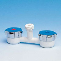 Comet Novo shower mixer tap with micro switch
