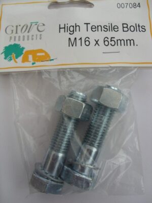 High Tensile Bolts M16 x 65mm