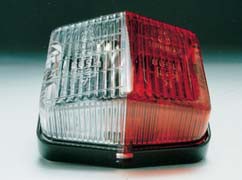 CLEAR /RED MARKER LAMP