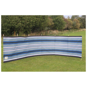 Blue Diamond Striped 7 Pole Windbreak
