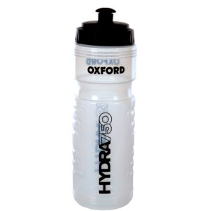 Oxford Black Hydra 750ml Water Bottle - Clear