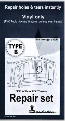 Isabella Vinyl Tear-Aid Repair Set B (900060323)